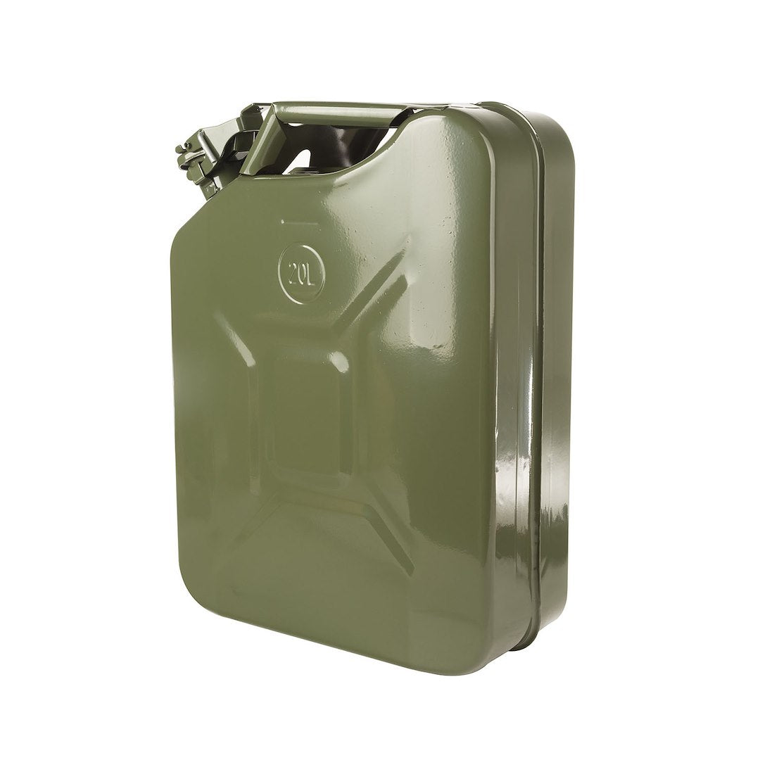 Rugged Ridge 17722.30 Green 20-Liter Metal Jerry Can