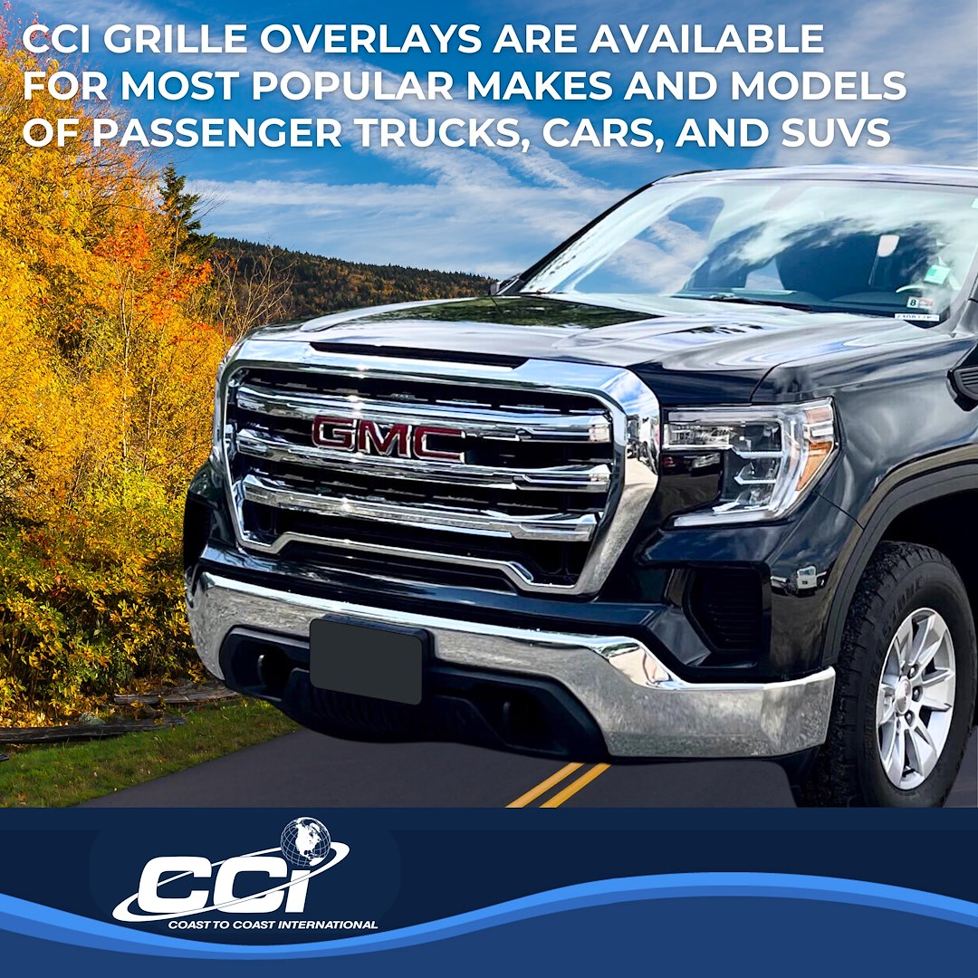 Coast To Coast GI172 Chrome Sierra Bar Grille Overlay - image 5