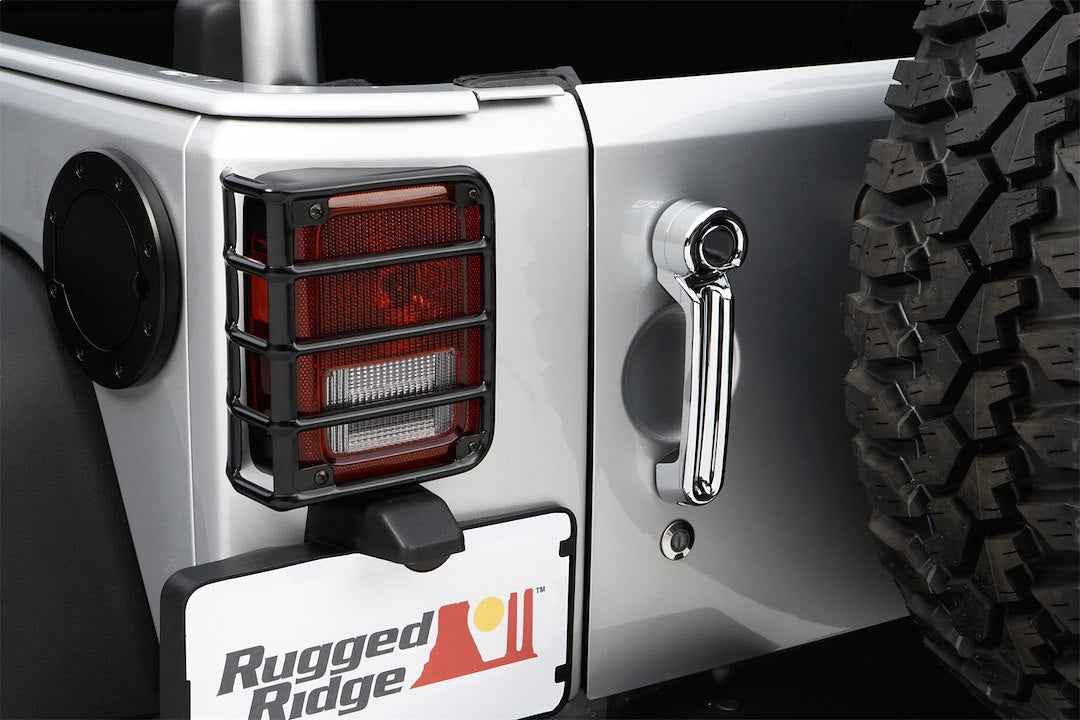 Rugged Ridge 11226.02 Tail Light Guard for Jeep Wrangler JK 2007–2018