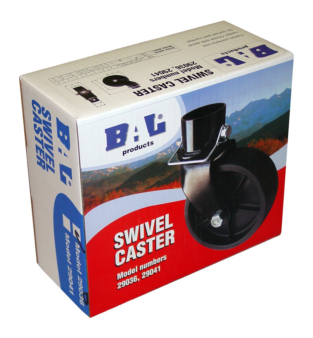 Bal Rv 29041b Trailer Tongue Jack Caster - image 2