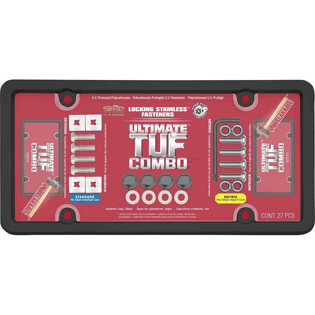 Cruiser 62510 License Plate Frame - Tuf Bubble Shield, Automotive