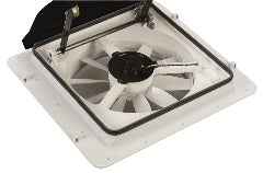 MaxxAir 00-04401M Manual-Lift Roof Vent Fan - Black