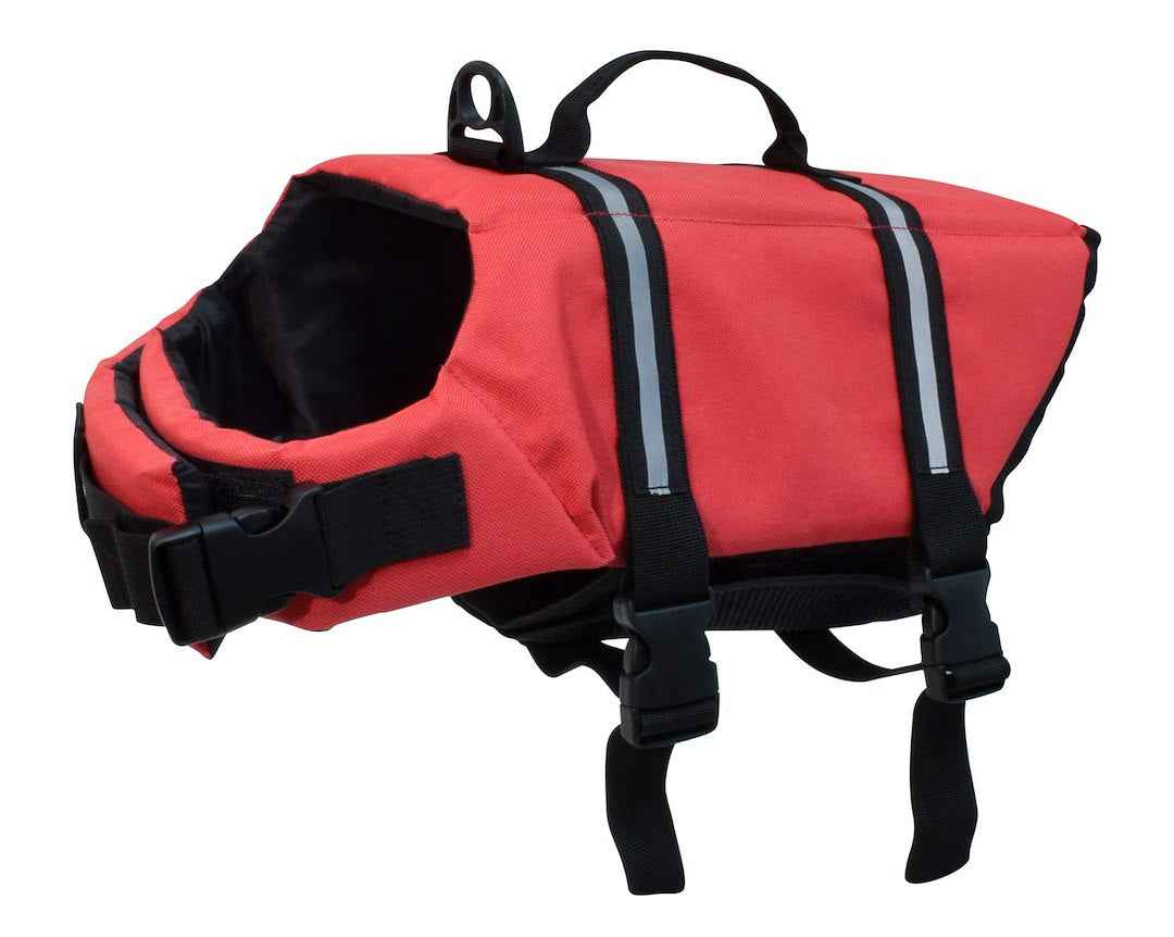 Valterra A10-2028VP Dog Flotation Life Jacket - Medium, Red