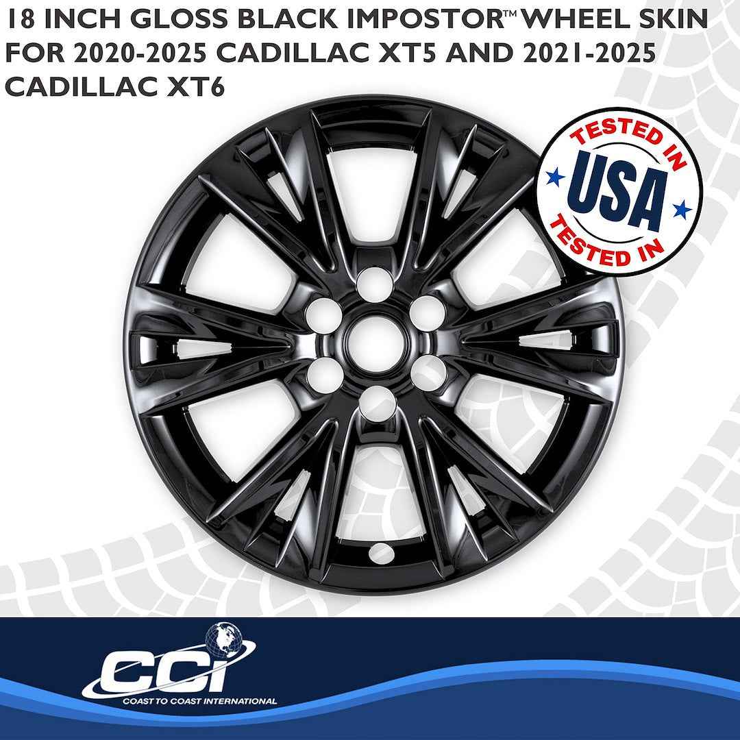 Coast To Coast IMP518BLK Gloss Black 18-Inch Skin Set