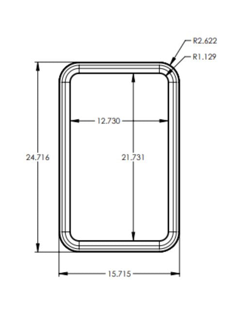 Lippert Components 711862 Entry Door Window Frame - image 2
