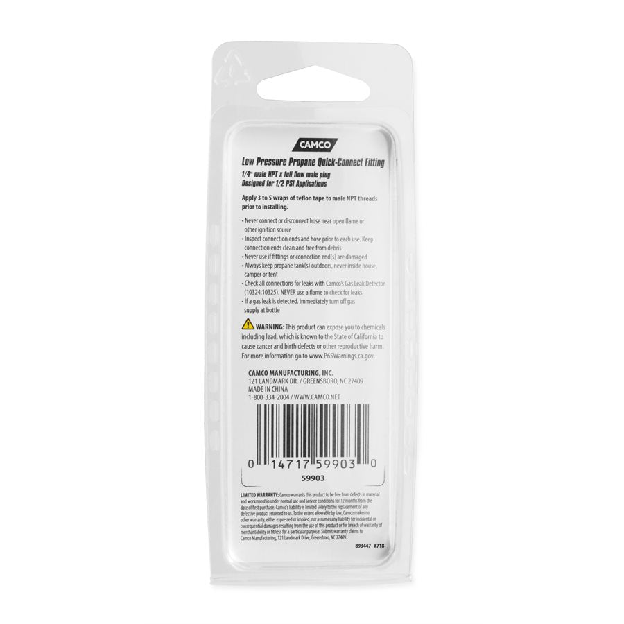 Camco 59903 Propane Hose Connector - image 5