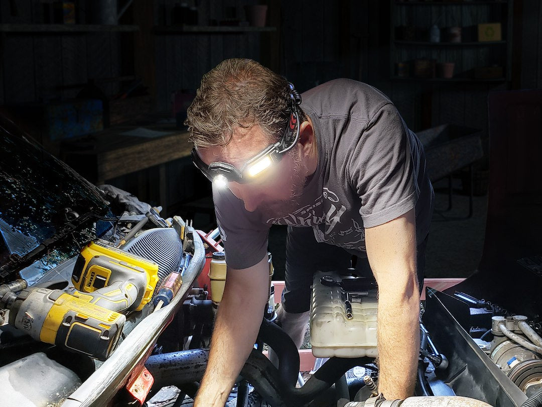 STKR Concepts 00387 FLEXIT Headlamp Pro 6.5, 650 Lumens