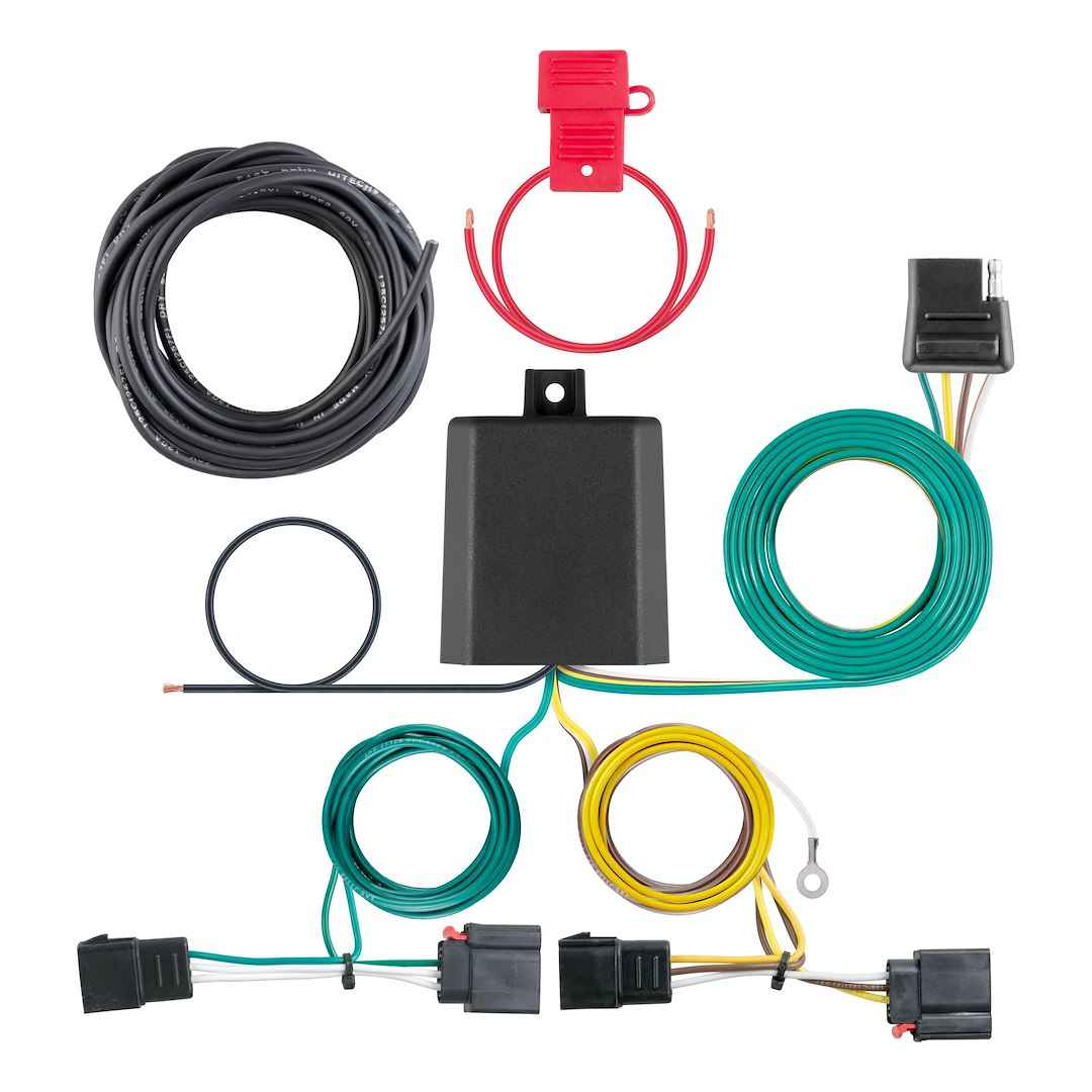 CURT 56333 Custom 4-Way Flat Trailer Wiring