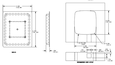 Rv Designer T511 Entry Door Handle - image 2