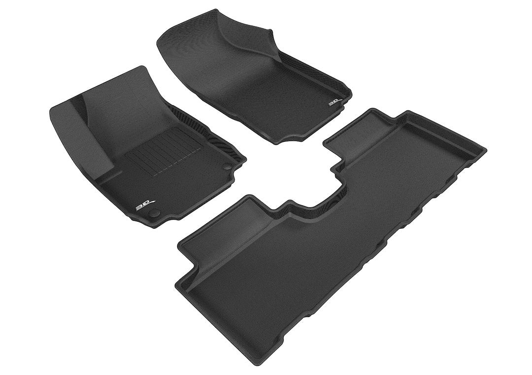 3D Mats KAGU Floor Liner Thermoplastic Rubber Of Carbon Fiber Texture L1CH08501509 - image 1