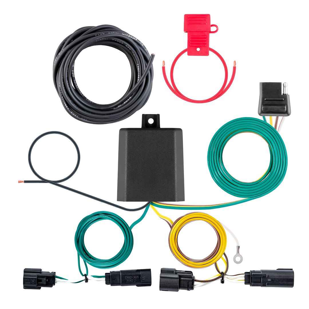 CURT 56566 Custom 4-Flat Taillight Wiring Harness