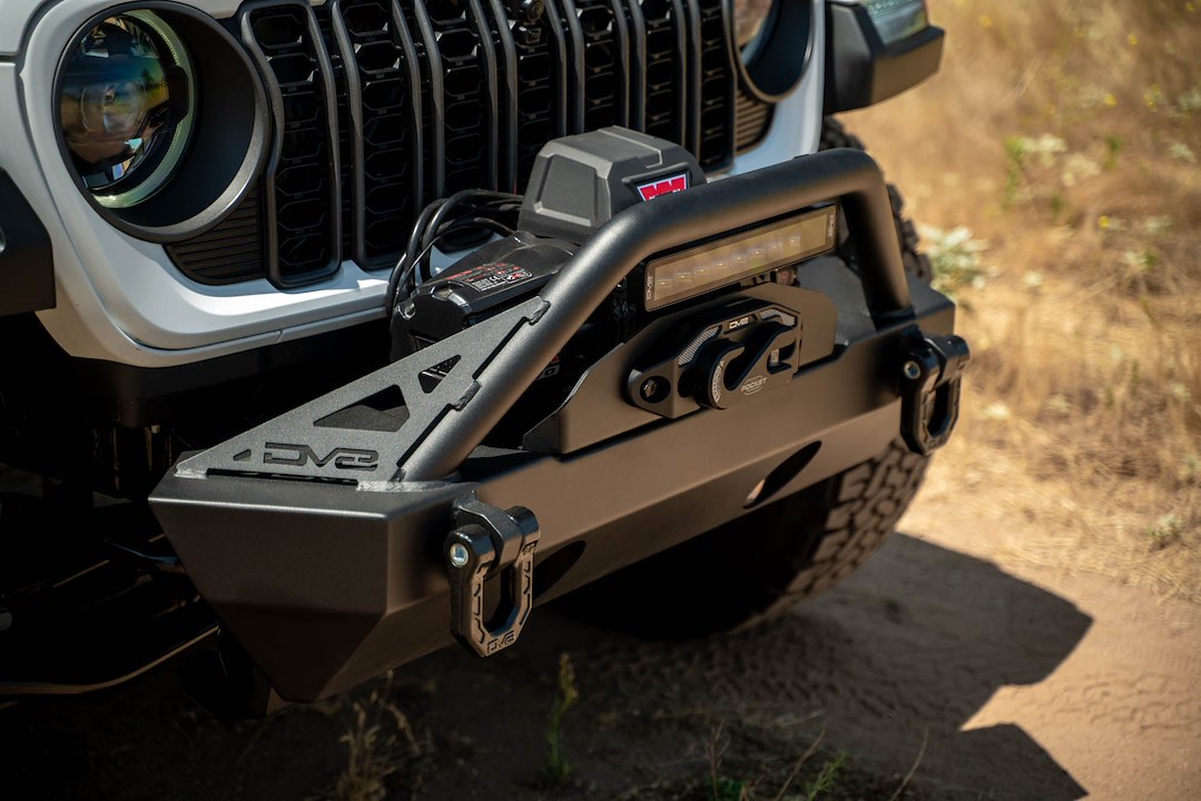 DV8 Offroad FBJL-05 Modular Steel Jeep Bumper