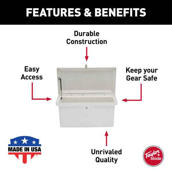 Taylor Made 83550 Dock Storage Box - 19 in