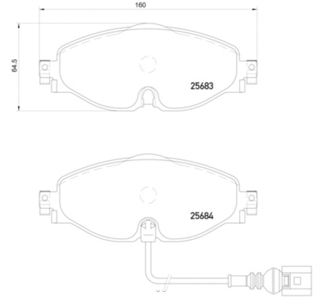 Hella Pagid 355020191 Low-Metallic Disc Brake Pad