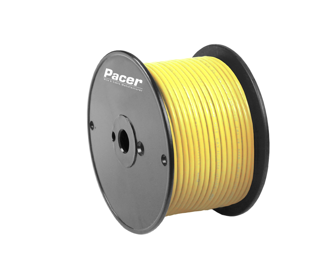 Pacer Marine Wul14yl-100 PVC-Insulated Primary Wire
