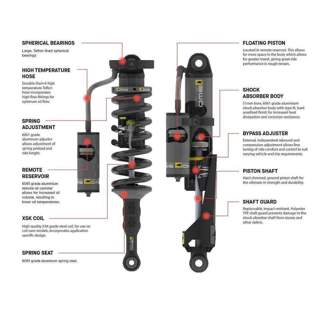 ARB BP-51 BP5190029L Hydraulic Coilover Strut