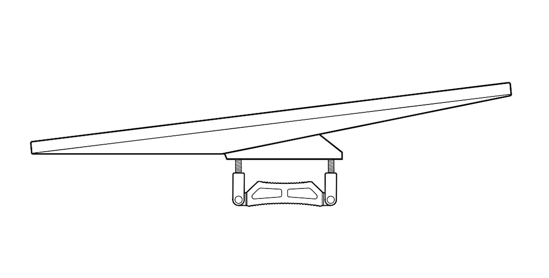 KVH 19-1260-17 Satellite Internet Antenna Mount - Gray