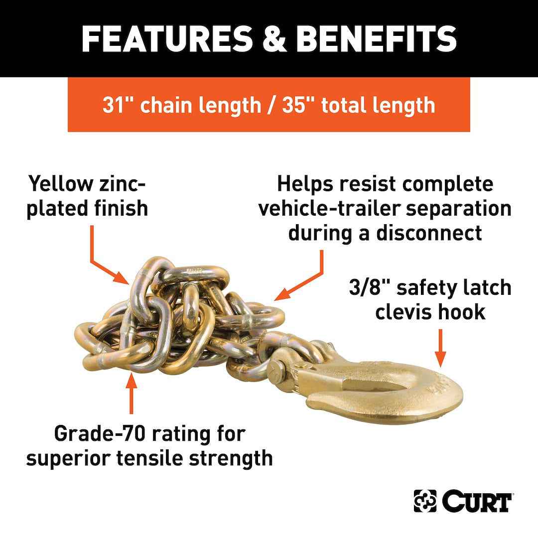 CURT 80316 Trailer Safety Chain