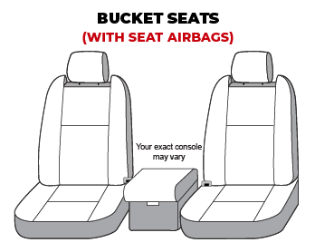 Covercraft SC2615COBK Super Dux Black SeatSaver Bucket Cover