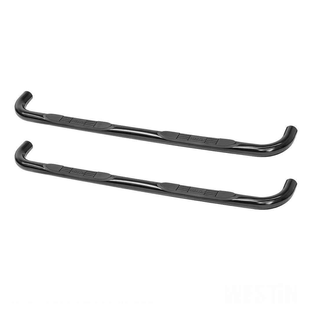 Westin Automotive 23-4085 Round Nerf Bars - 3 in, Black
