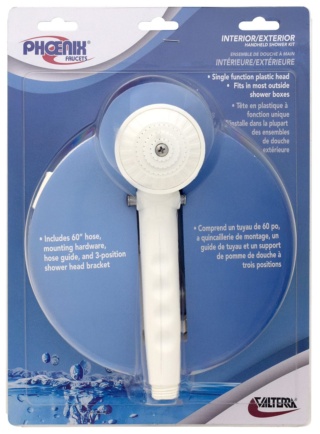 Phoenix Products PF276024 Handheld Shower Head - White