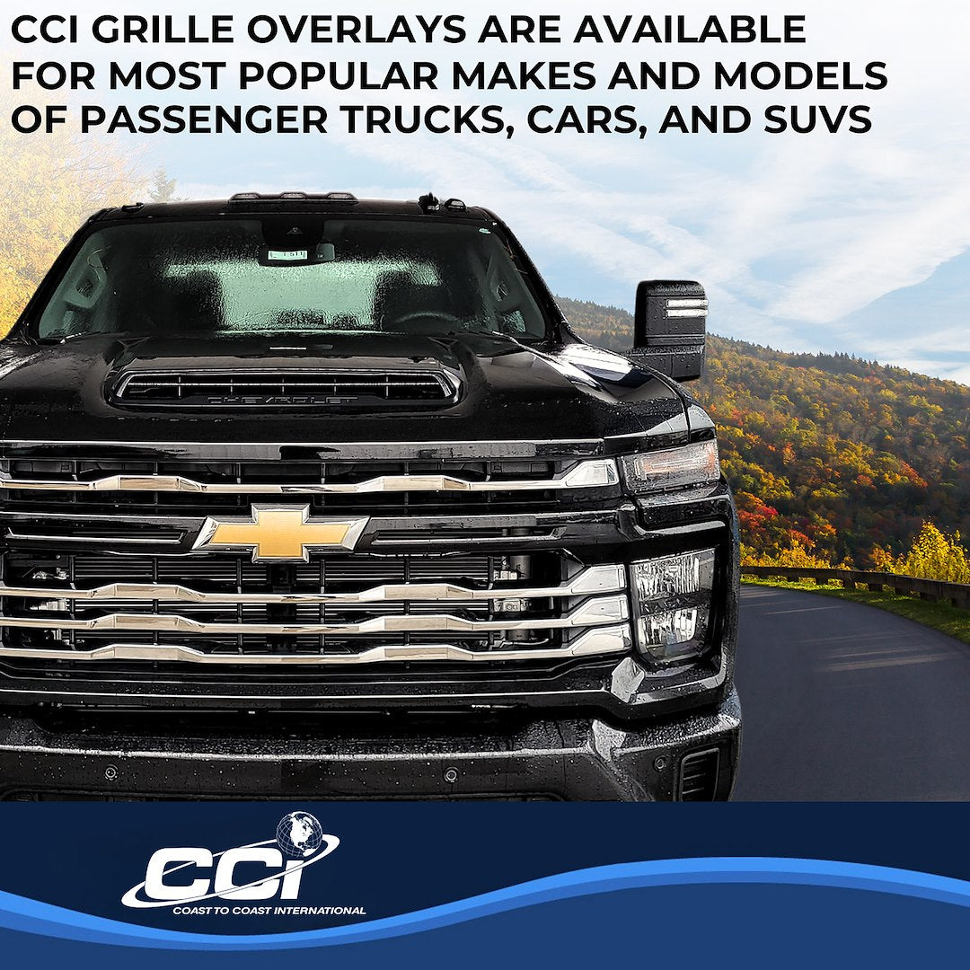Coast To Coast GI208 Silverado 2500 Chrome Grille Overlay - image 5