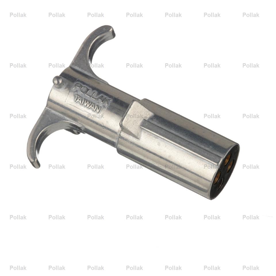 Pollak Semi-universal 4 Round Trailer Wiring Connector (11402)