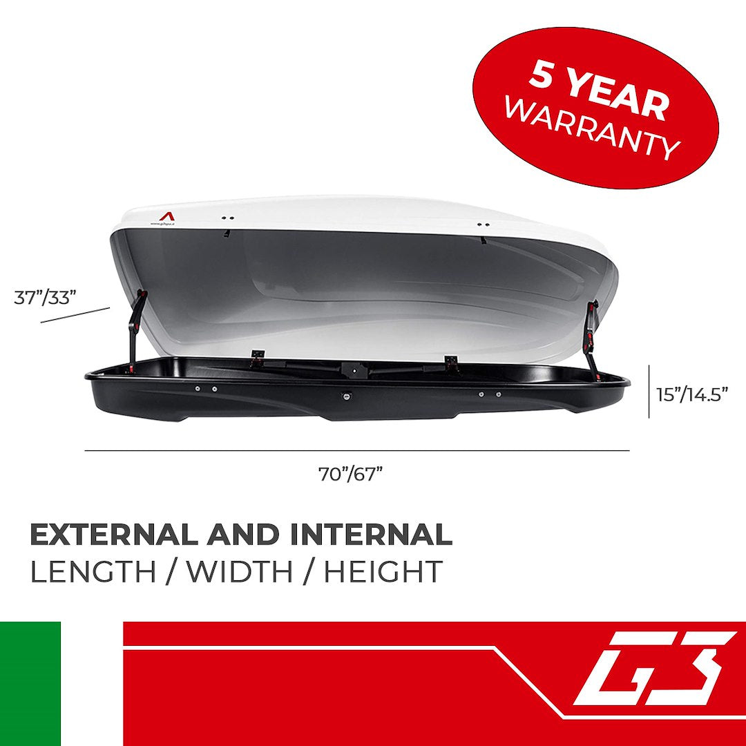 G3 S.P.A. 22.446 White ABS Spark 520 Cargo Carrier