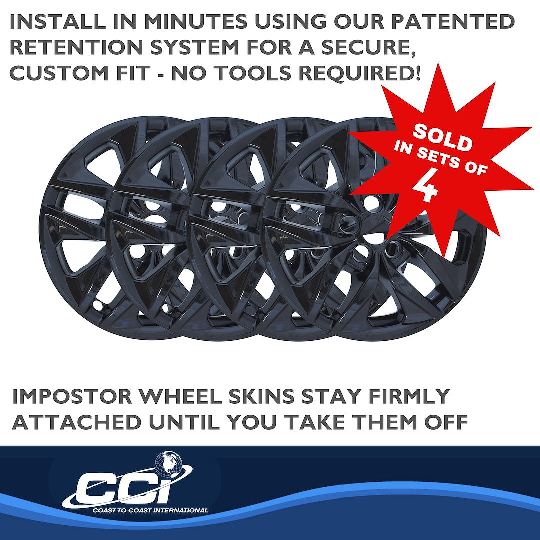 Coast To Coast IMP478BLK Sienna Black 17-Inch Wheel Skin - image 5