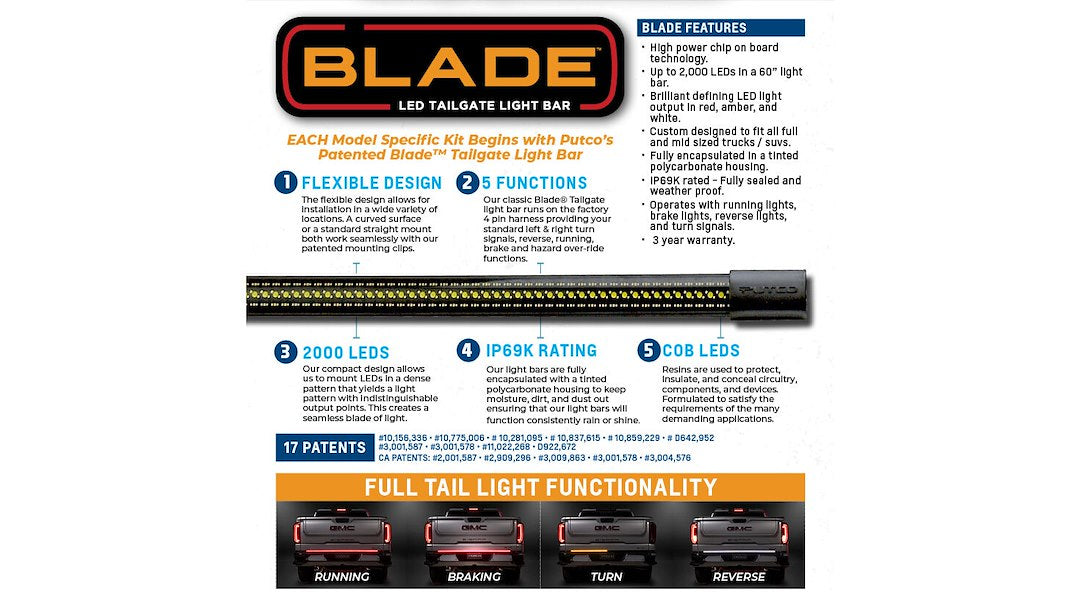 Putco 9201960-12 Tailgate Light - LED