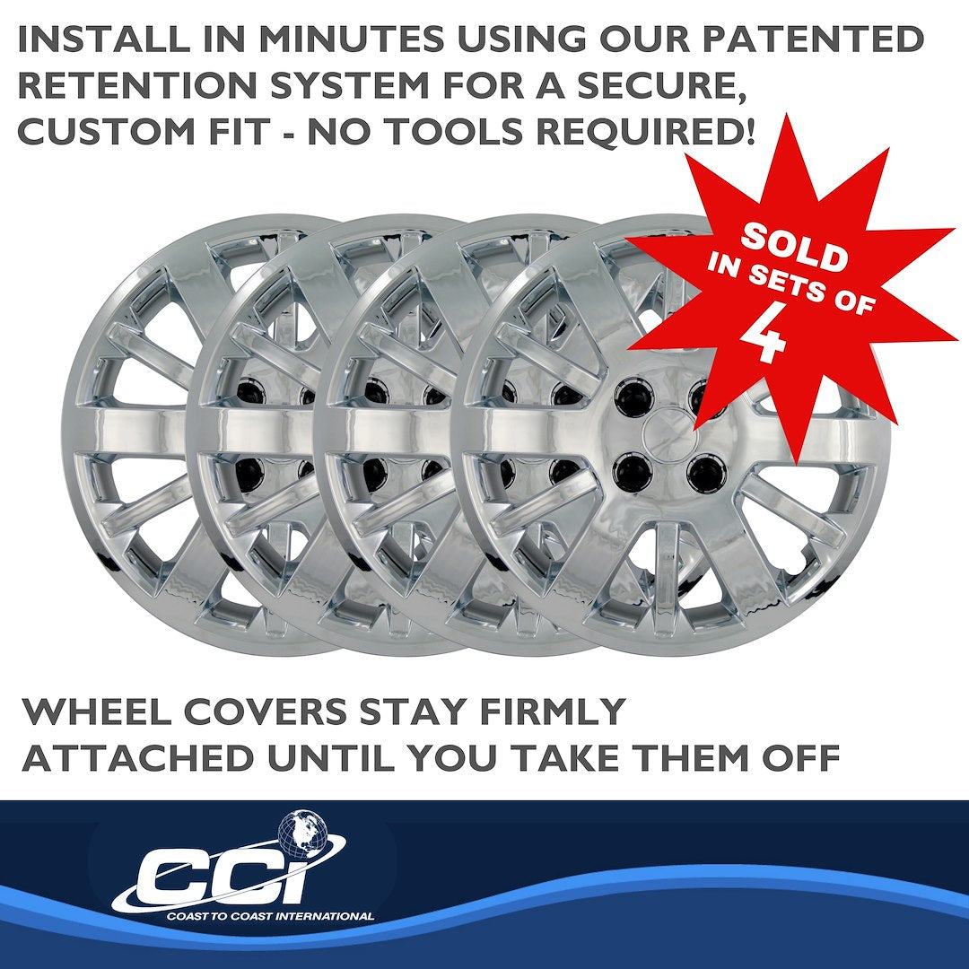 Coast To Coast 45315C Cobalt Chrome 12-Spoke Covers - image 4