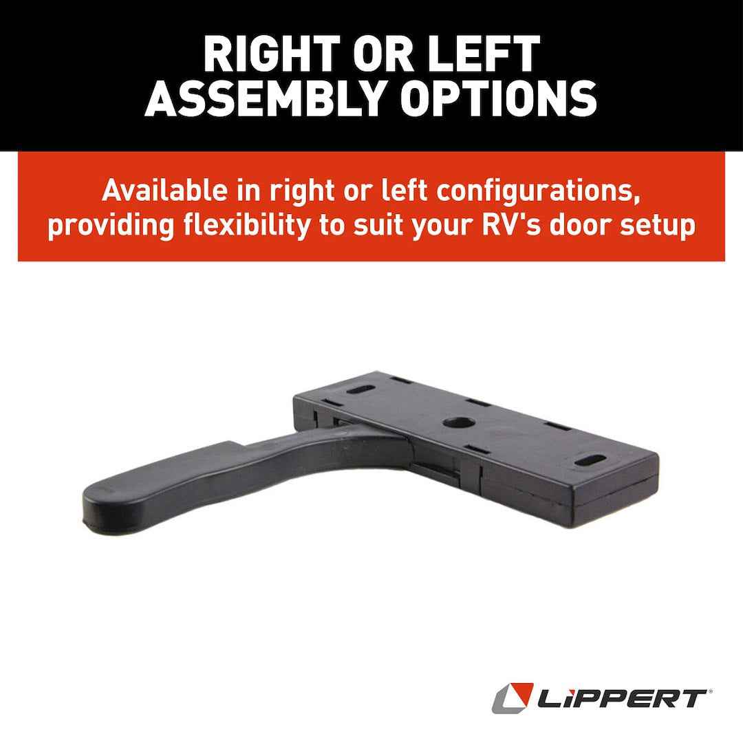 Lippert 201472 Left Screen Door Latch - Black