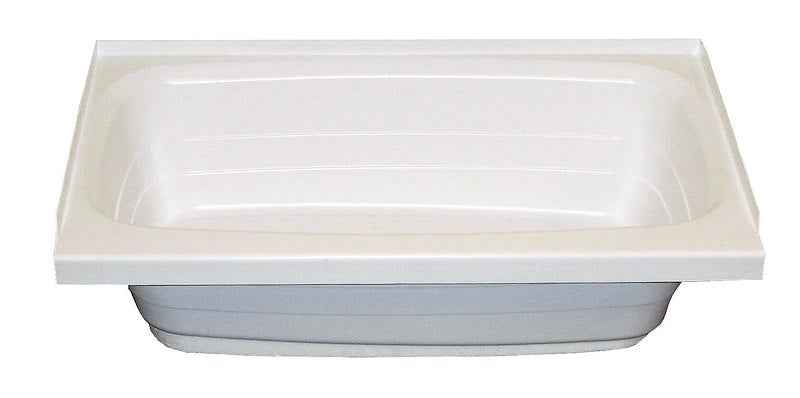 Lippert Better Bath 209648 24" x 36" RV Bathtub – Center Drain