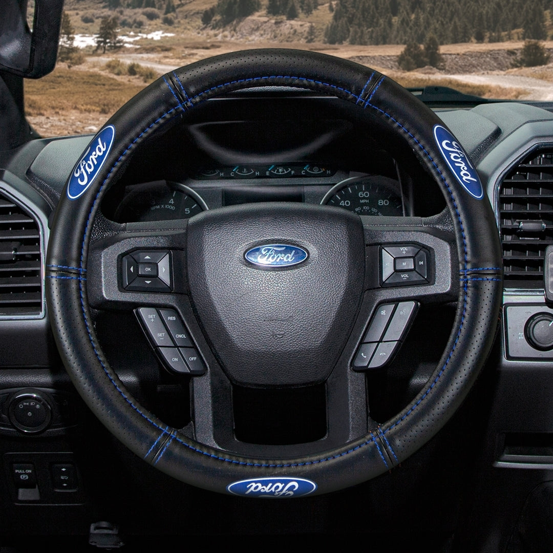 Plasticolor 006692R01 Ford Deluxe Steering Wheel Cover
