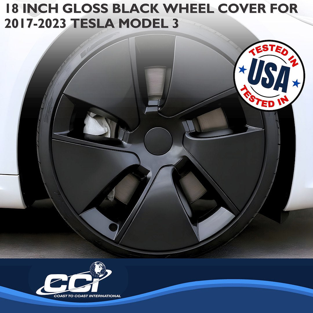 Coast To Coast 56518BLK Black 18-Inch Wheel Covers - image 3