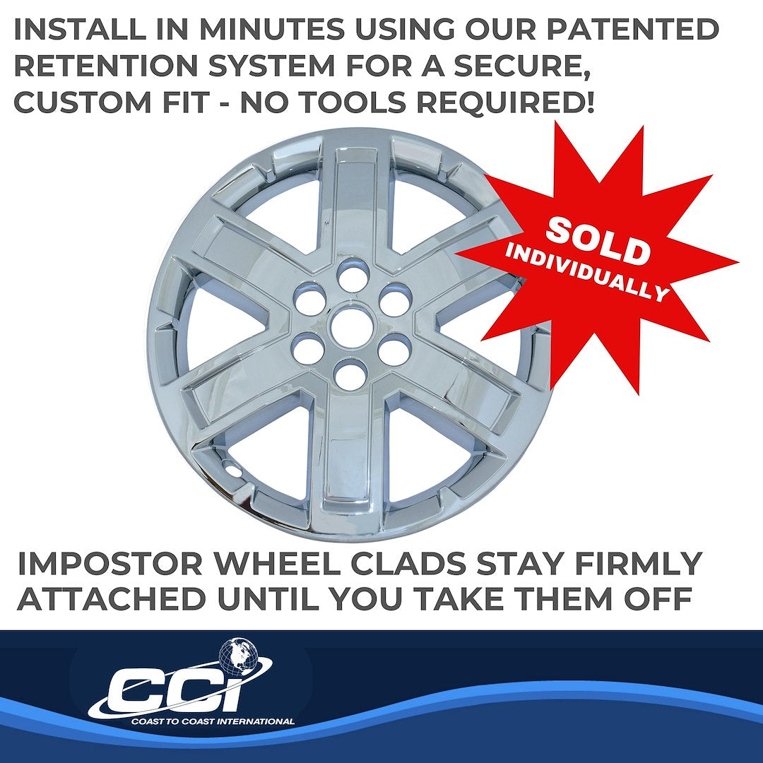 Coast To Coast IMP804X Chrome 20-Inch Acadia Wheel Skin - image 4