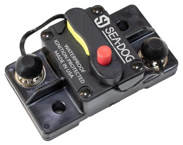 Sea Dog 830221 Surface-Mount Hi-Amp Thermal Circuit Breaker