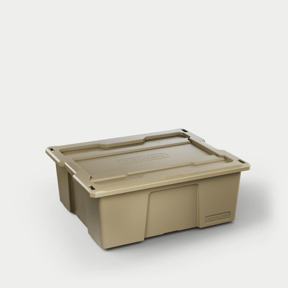 Decked A0040-DBIN-TAN D-co Bin 32 Tan Cargo Organizer