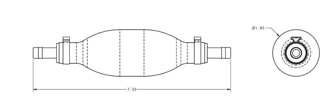 Sierra Marine 18-8004ep-1 Fuel System Primer Bulb - image 2