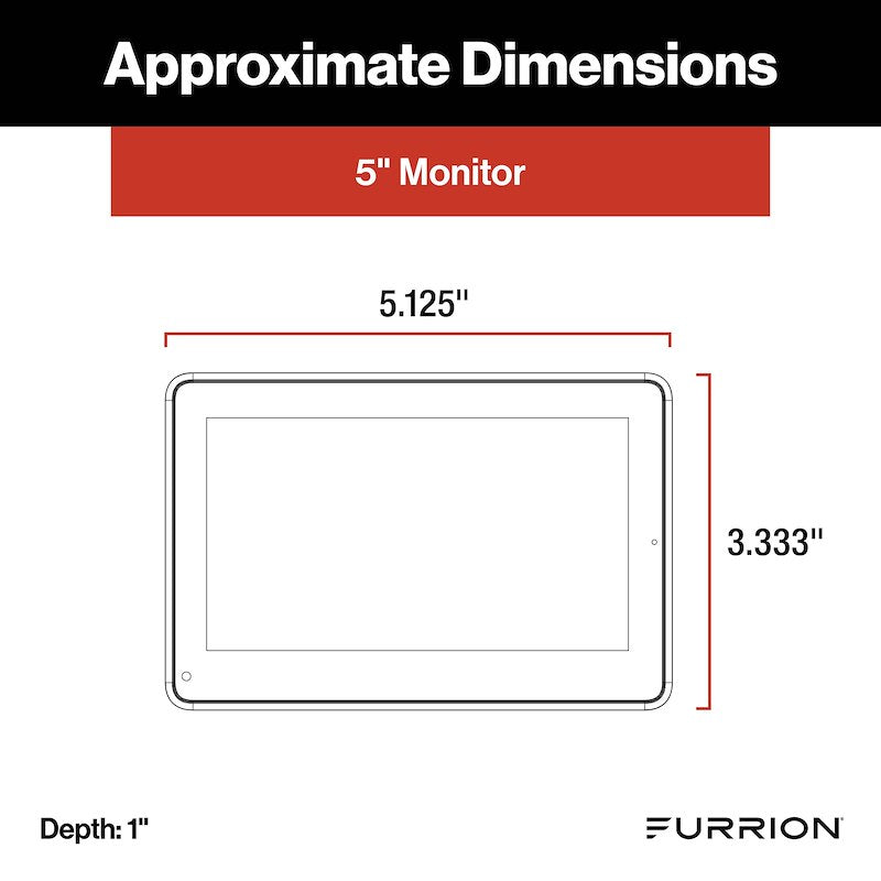 Système de caméra pour VR Furrion Vision S+ 5 pouces