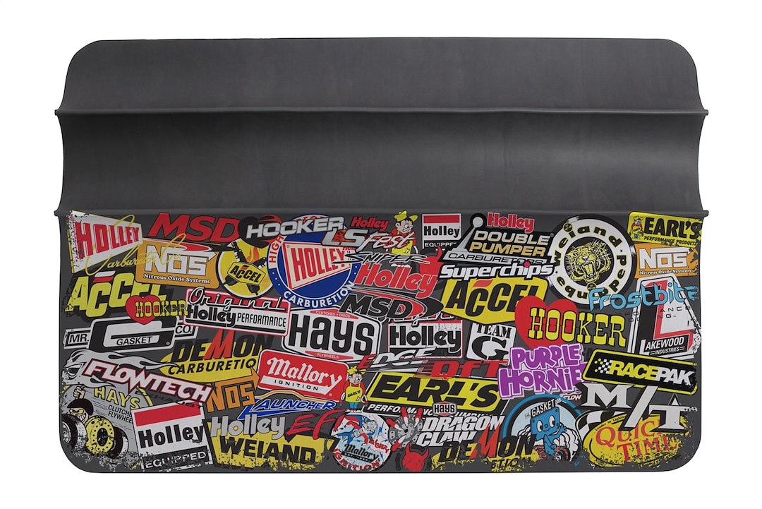 Holley 36-445 Sticker Bomb PVC Foam and Nylon Mesh Fender Cover