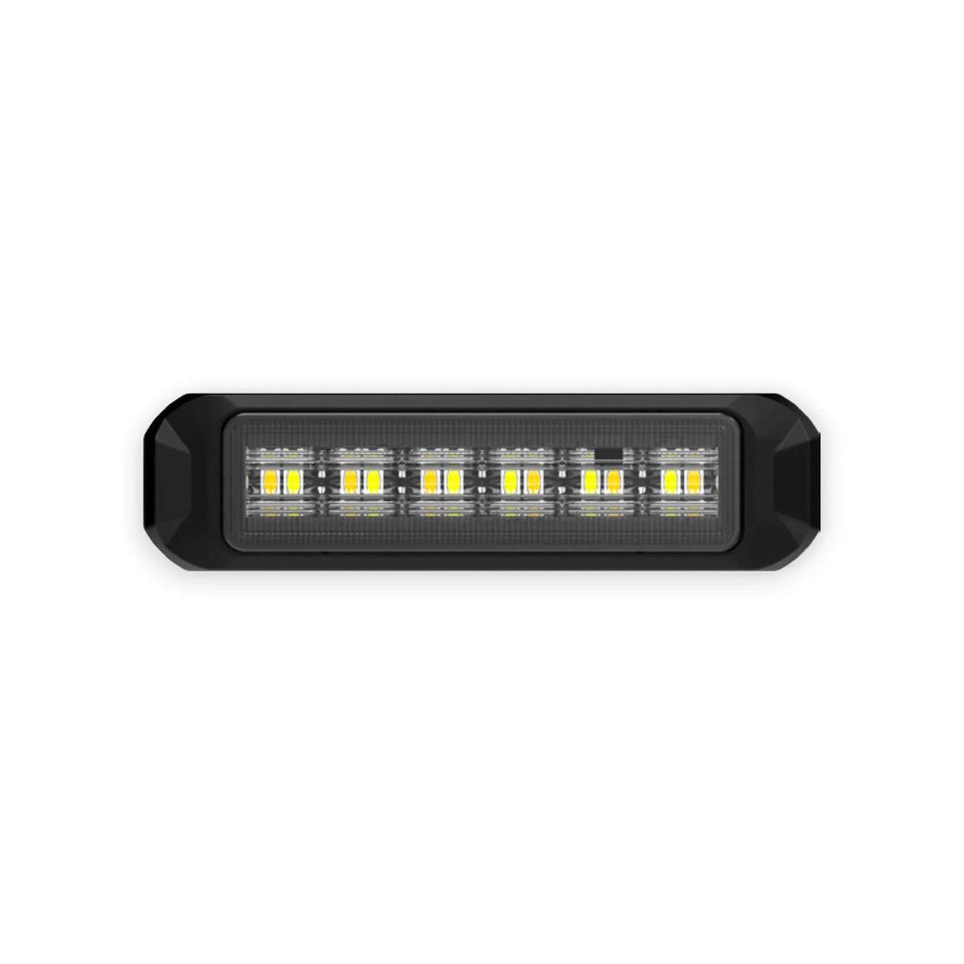 BUILTBRIGHT Slim Series Surface Mount LED Mini Bar Warning Light BB6110D - image 1