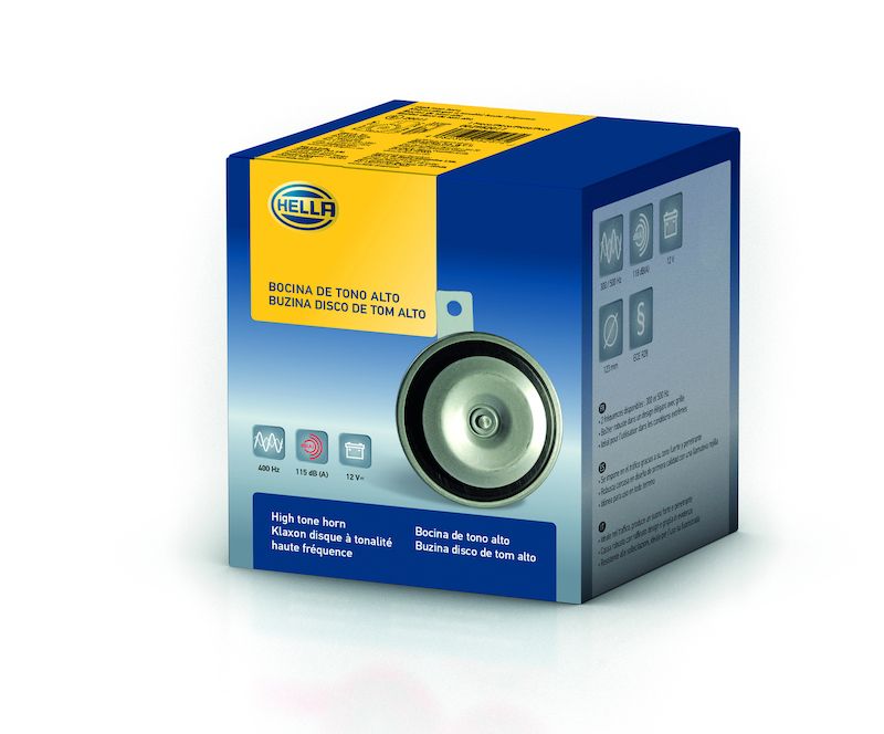 Hella 002952811 12V 400Hz High-Tone Disc Horn