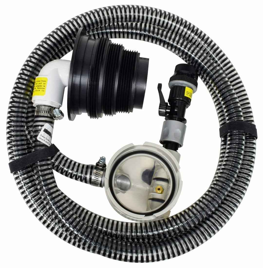 Valterra SS01 Water-Powered RV Macerator Dump System with Hose