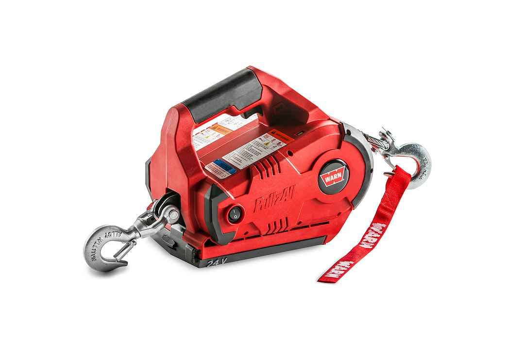 Warn 885005 24V Portable Pull/Lift Tool - 1000 lb, Steel Line