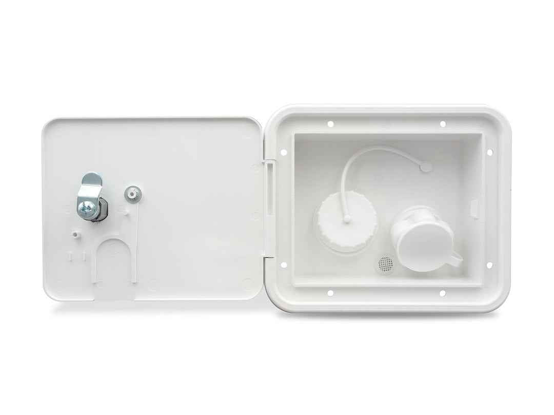 B&B Molders 94254 City/Gravity Inlet - Polar White, Plastic Valve