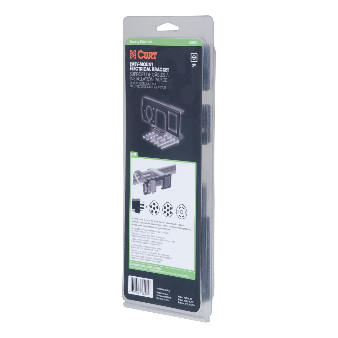 Curt 58000 Trailer Wiring Connector Mounting Bracket - image 2