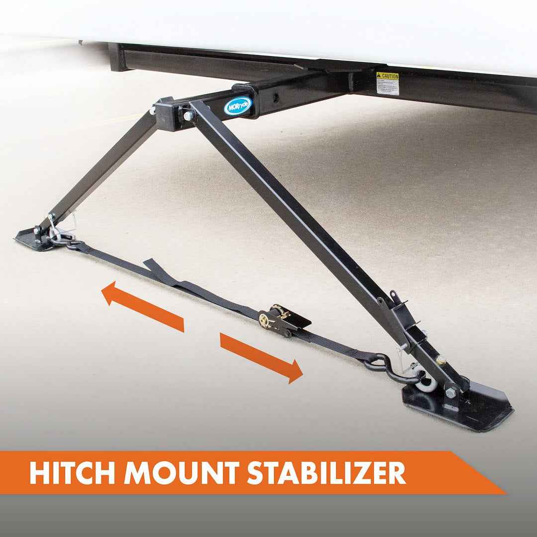 MOR/ryde SP54-182 Receiver Hitch Mount Trailer Stabilizer