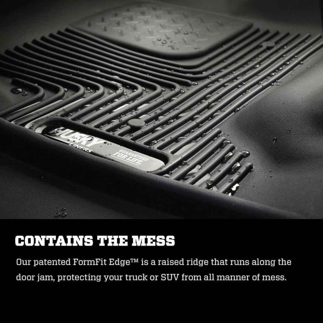 Husky Liners 53321 Molded Floor Liners - 2 Piece, Black