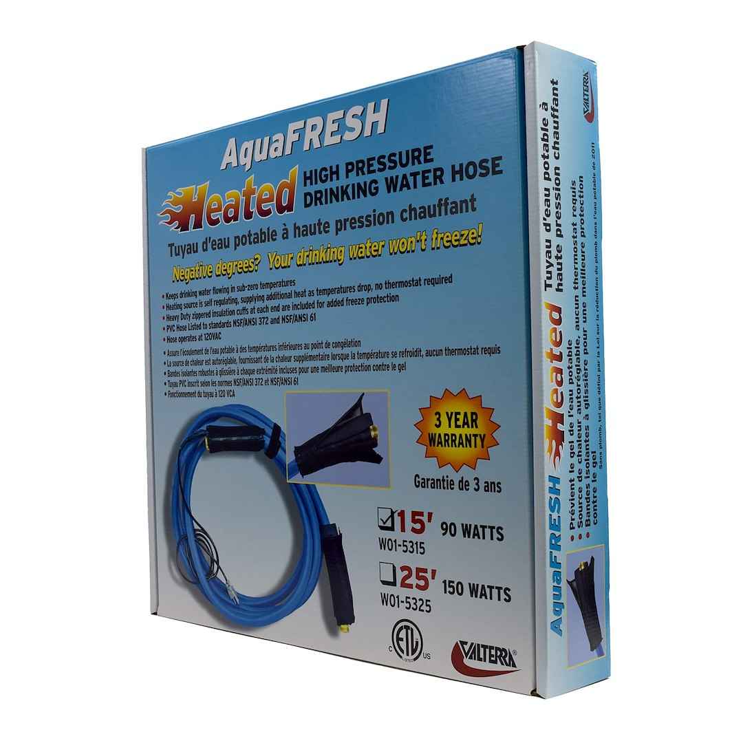 Valterra W01-5315 Heated Fresh Water Hose - 15 ft x 1/2 in
